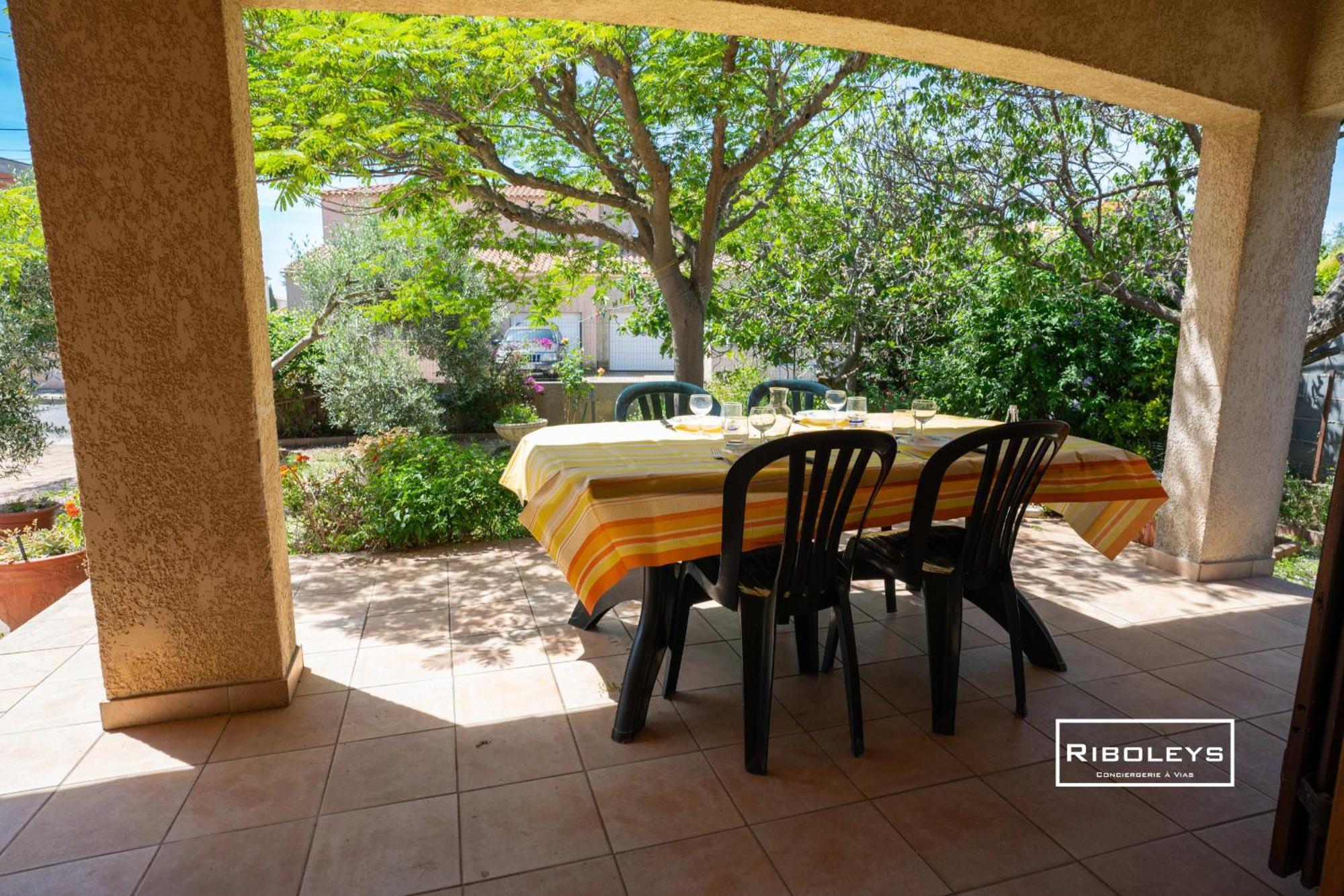 Maison Climatisee Avec Grand Jardin Ombrage * Vias